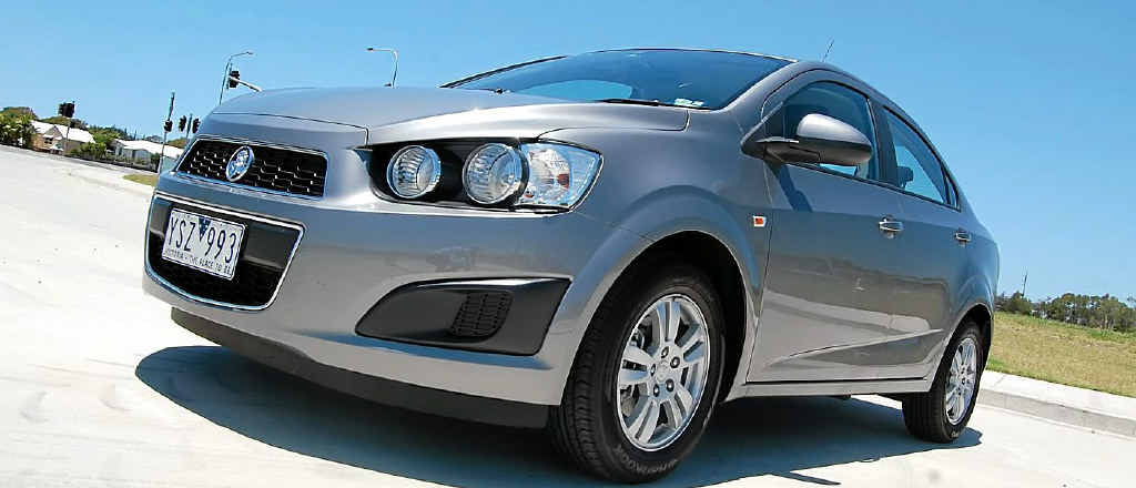 Holden's Barina sedan. Holden's Barina sedan.